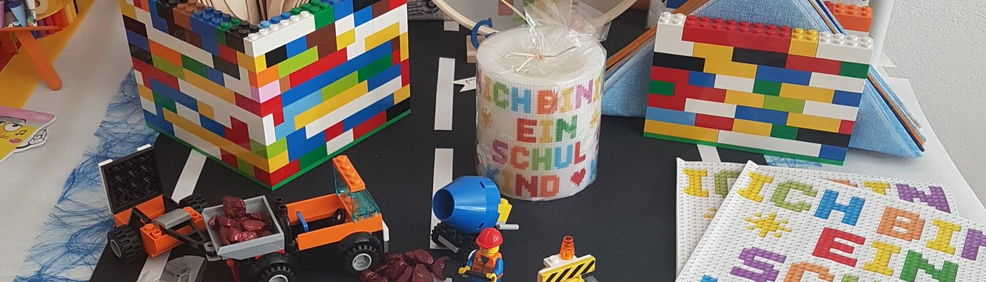 Example for First day at school BRICKS