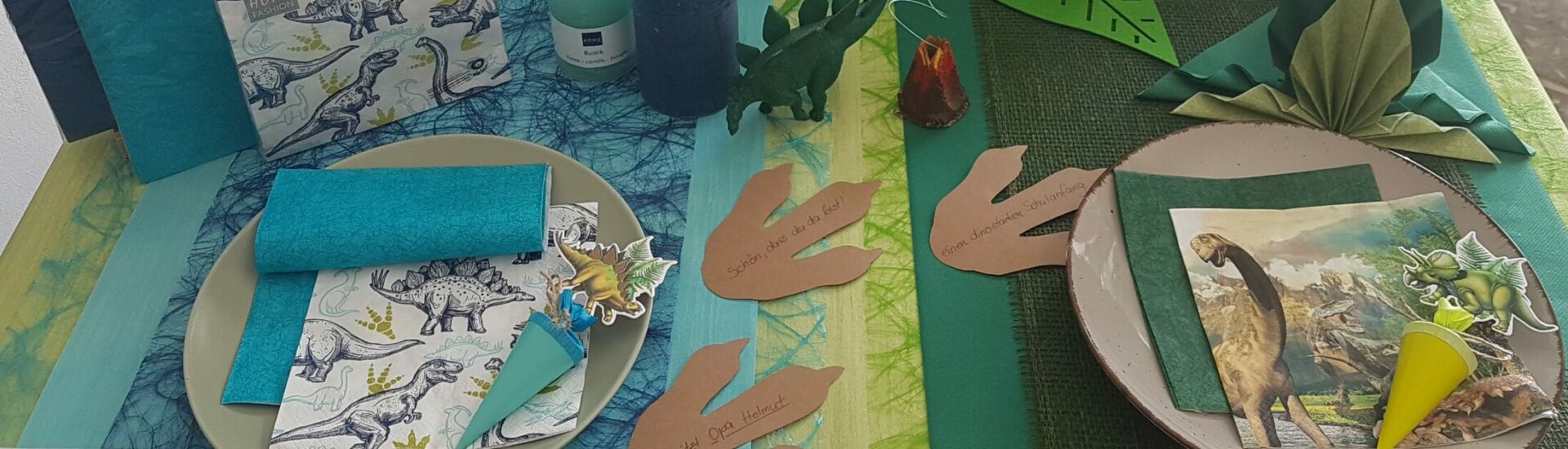 Beispiel für Schulanfang Dinosaurier