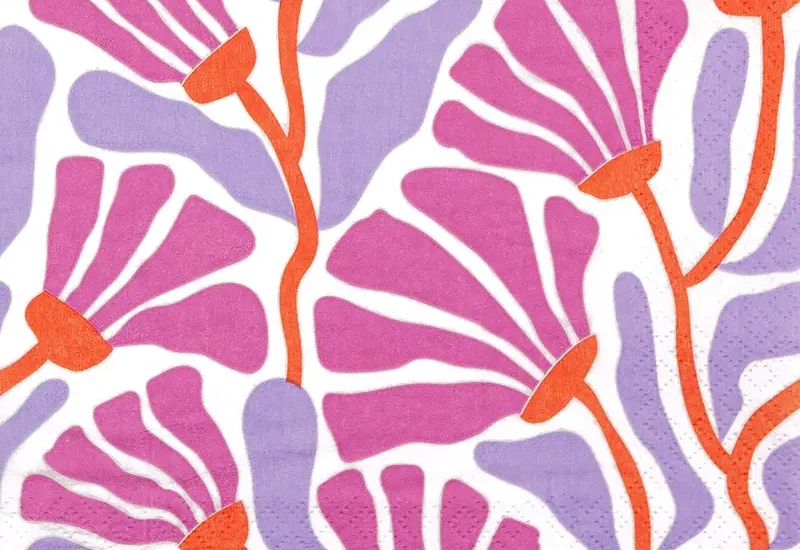 Retro Bloom fuchsia foobar