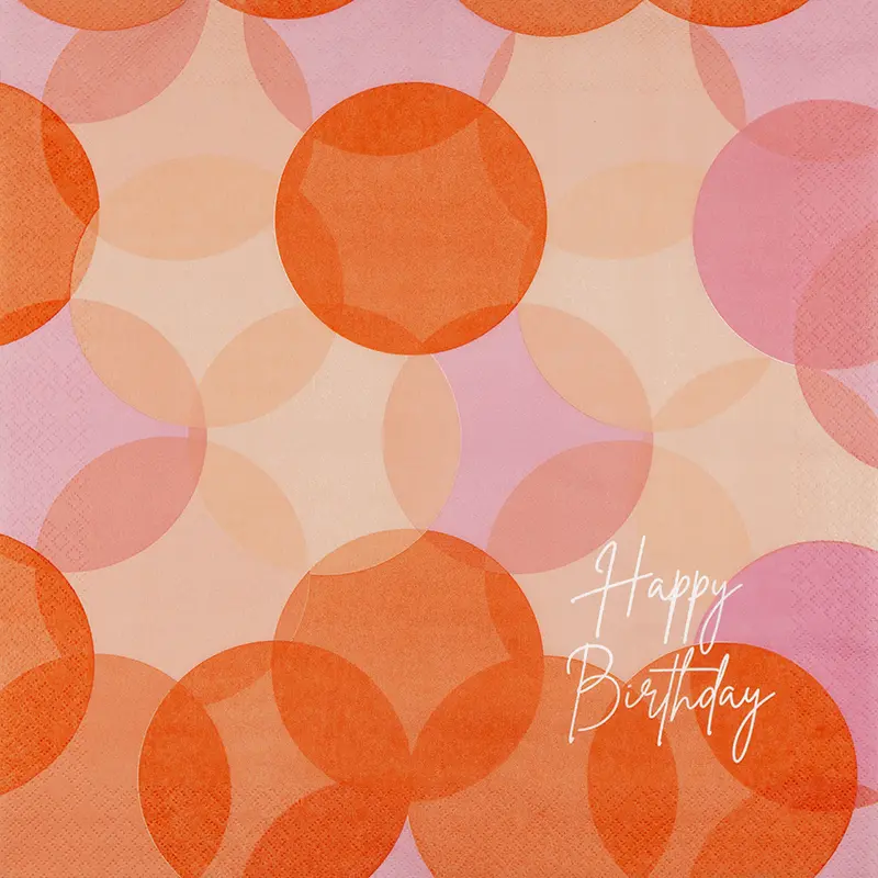 Birthday orange