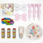 thumbnail DEKOSET PARTY ROSA für 10 Personen