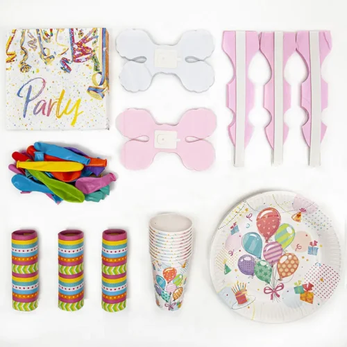 DEKOSET PARTY ROSA für 10 Personen