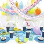 thumbnail DEKOSET PARTY BLAU für 10 Personen