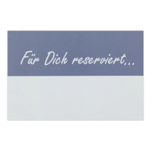 Platzkarte "Uni bleu"