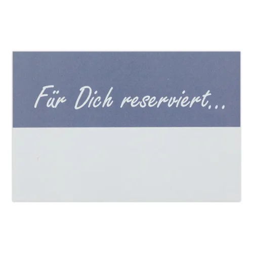 Platzkarte “Uni bleu”