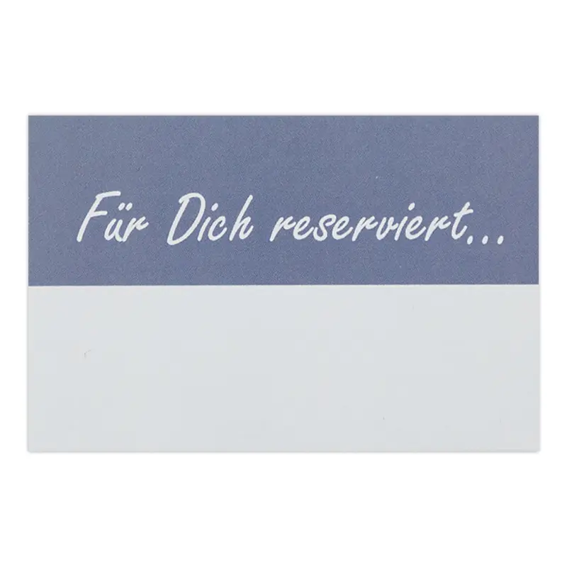 Platzkarte “Uni bleu”