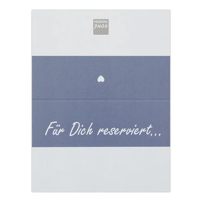 Platzkarte “Uni bleu”