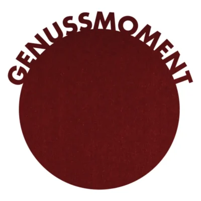 Filzuntersetzer "Genussmoment bordeaux"