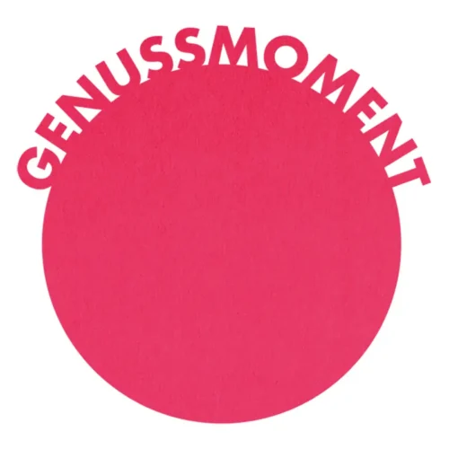 Filzuntersetzer “Genussmoment pink”
