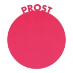 thumbnail Filzuntersetzer “Prost pink”