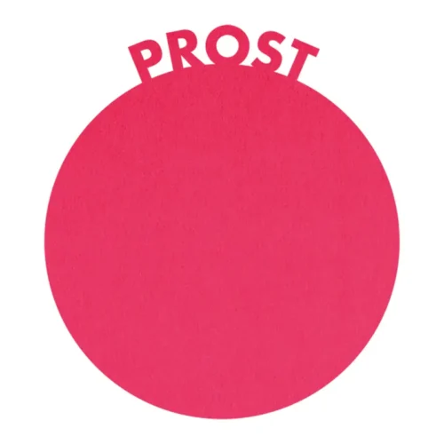 Filzuntersetzer “Prost pink”