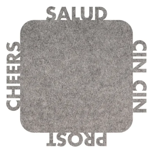 Filzuntersetzer “Salud grau”