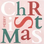 Vorschaubild Christmas Letters pink
