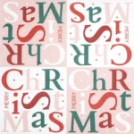 Vorschaubild Christmas Letters pink