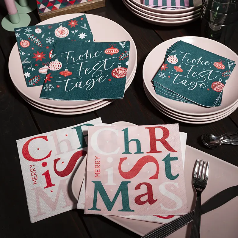 Christmas Letters pink