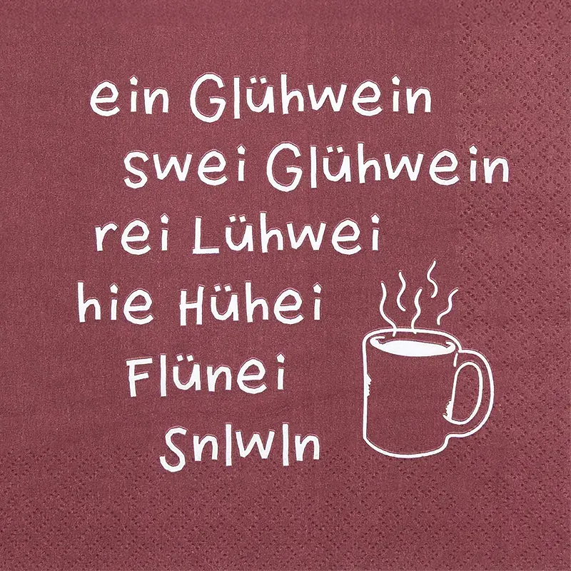 ein Glühwein rot