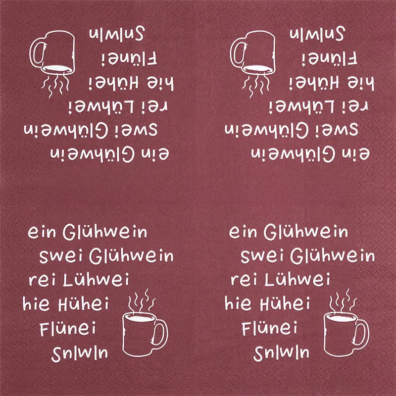 ein Glühwein rot