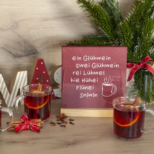 ein Glühwein rot