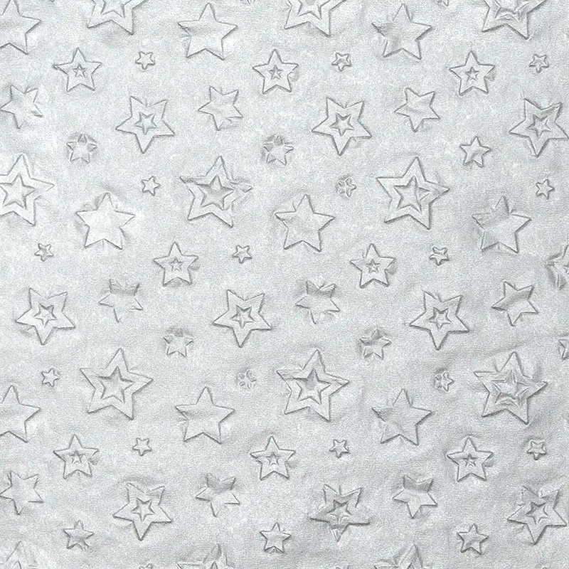 Embossed Stars silver