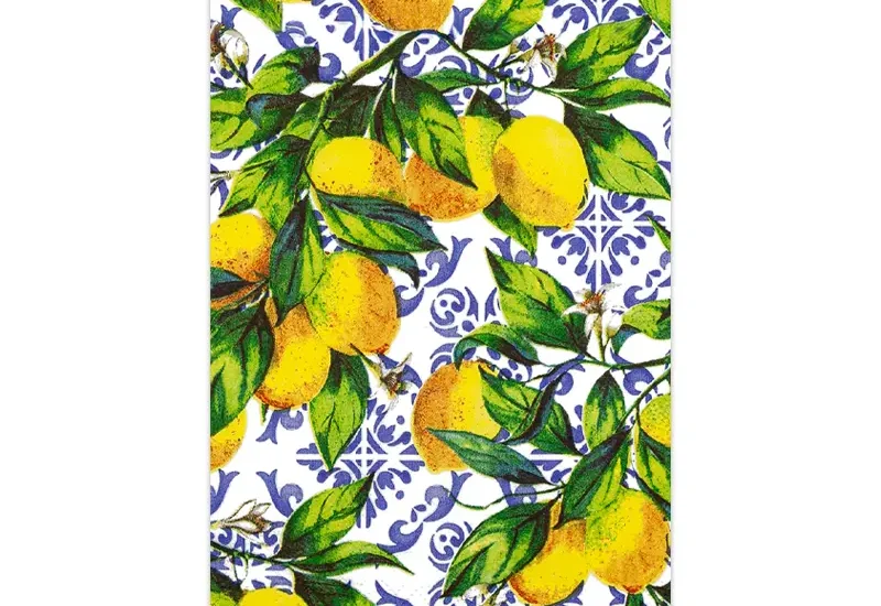 Citrus Branches on Tiles foobar
