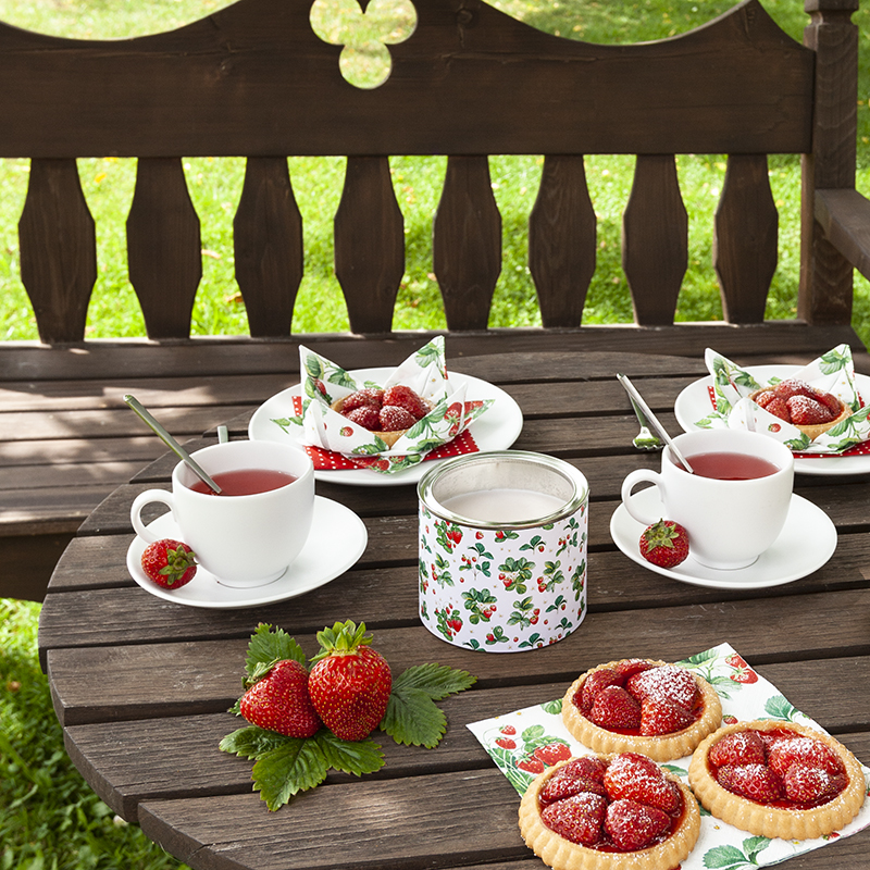 LC Strawberry Pattern Ø 75 mm